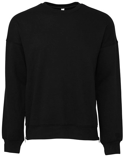 Unisex Drop Shoulder Fleece zum Besticken und Bedrucken in der Farbe DTG Black mit Ihren Logo, Schriftzug oder Motiv.