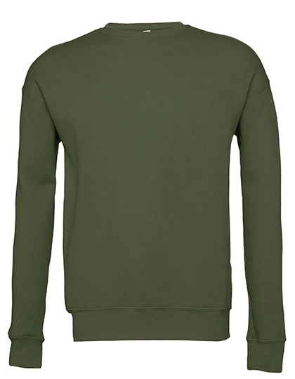 Unisex Drop Shoulder Fleece zum Besticken und Bedrucken in der Farbe Military Green mit Ihren Logo, Schriftzug oder Motiv.