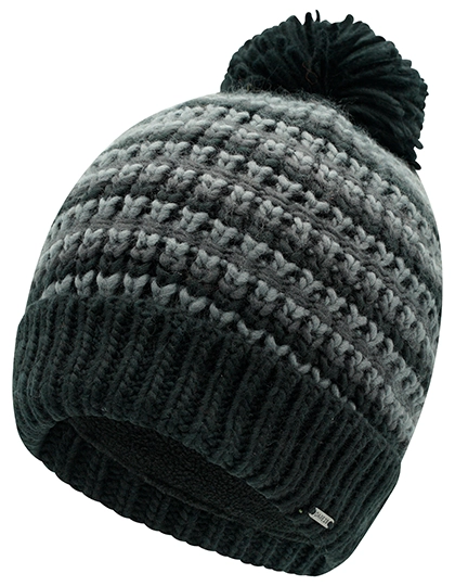 Headstart Fleece-Lined Beanie zum Besticken und Bedrucken in der Farbe Black-Ebony Grey mit Ihren Logo, Schriftzug oder Motiv.