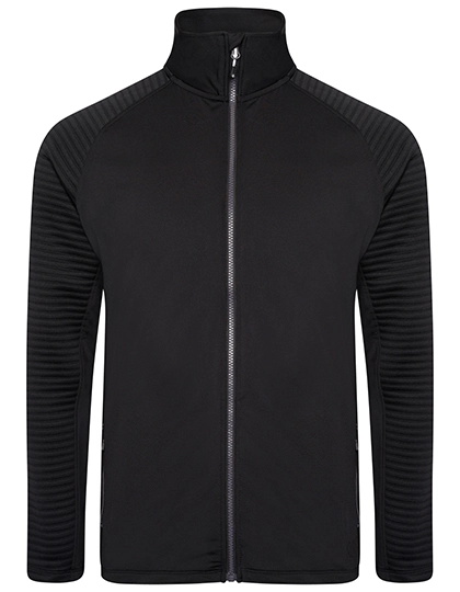 Collective Full Zip Core Stretch Jacket zum Besticken und Bedrucken in der Farbe Black mit Ihren Logo, Schriftzug oder Motiv.