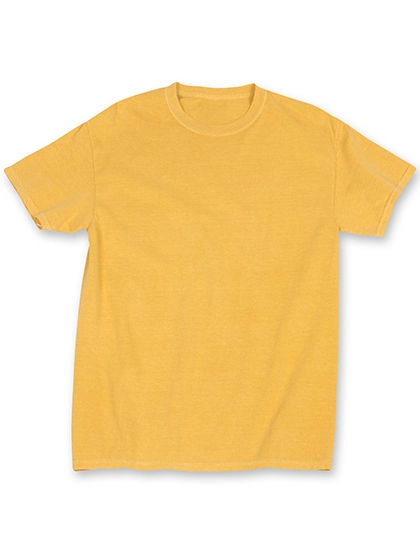 Pigment Dyed T-Shirt zum Besticken und Bedrucken in der Farbe Marigold Pigment Dyed mit Ihren Logo, Schriftzug oder Motiv.