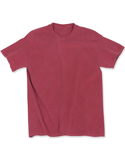 Pigment Dyed T-Shirt zum Besticken und Bedrucken in der Farbe Rusted Red Pigment Dyed mit Ihren Logo, Schriftzug oder Motiv.