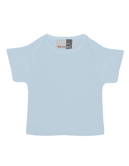 Baby T-Shirt zum Besticken und Bedrucken in der Farbe Baby Blue mit Ihren Logo, Schriftzug oder Motiv.