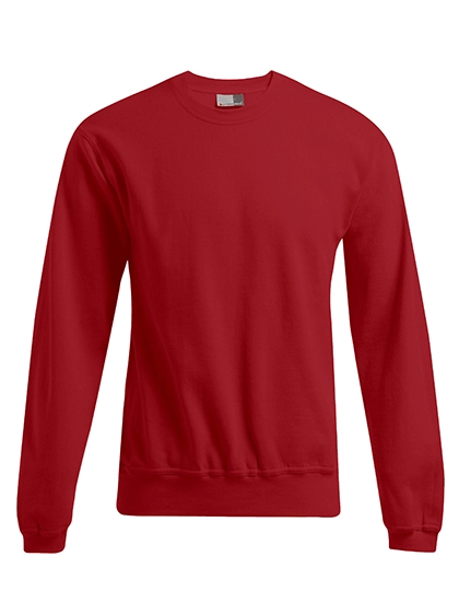 Men´s New Sweater 80/20 zum Besticken und Bedrucken in der Farbe Fire Red mit Ihren Logo, Schriftzug oder Motiv.