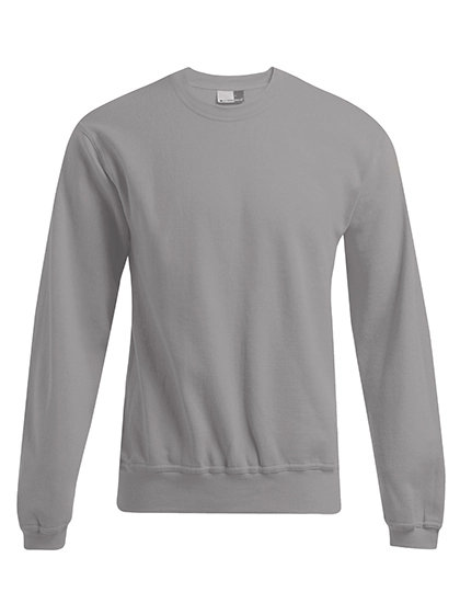 Men´s New Sweater 80/20 zum Besticken und Bedrucken in der Farbe New Light Grey (Solid) mit Ihren Logo, Schriftzug oder Motiv.