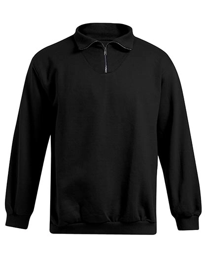 Men´s New Troyer Sweater zum Besticken und Bedrucken in der Farbe Black mit Ihren Logo, Schriftzug oder Motiv.