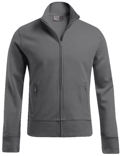 Men´s Jacket Stand-Up Collar zum Besticken und Bedrucken in der Farbe Steel Grey (Solid) mit Ihren Logo, Schriftzug oder Motiv.