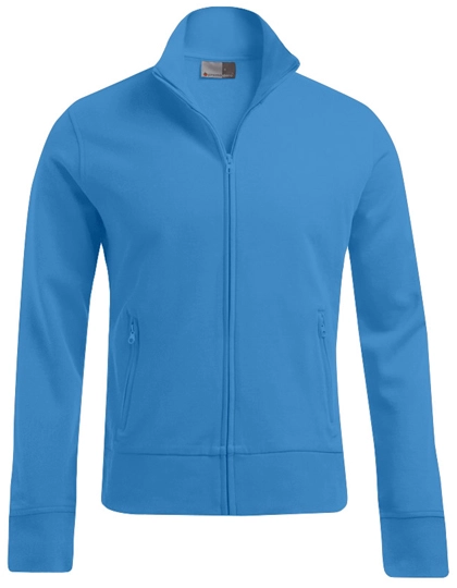 Men´s Jacket Stand-Up Collar zum Besticken und Bedrucken in der Farbe Turquoise mit Ihren Logo, Schriftzug oder Motiv.