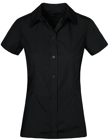 Women´s Poplin Shirt Short Sleeve zum Besticken und Bedrucken mit Ihren Logo, Schriftzug oder Motiv.
