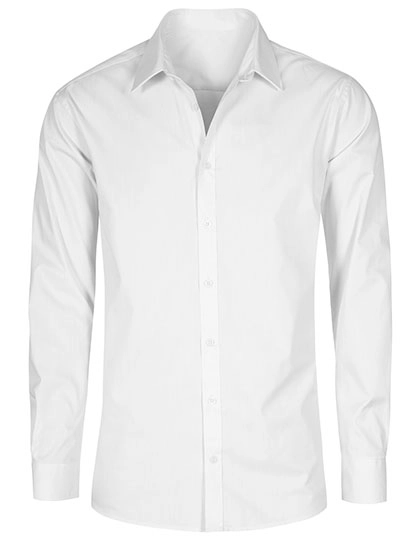 Men´s Oxford Shirt Long Sleeve zum Besticken und Bedrucken in der Farbe White mit Ihren Logo, Schriftzug oder Motiv.