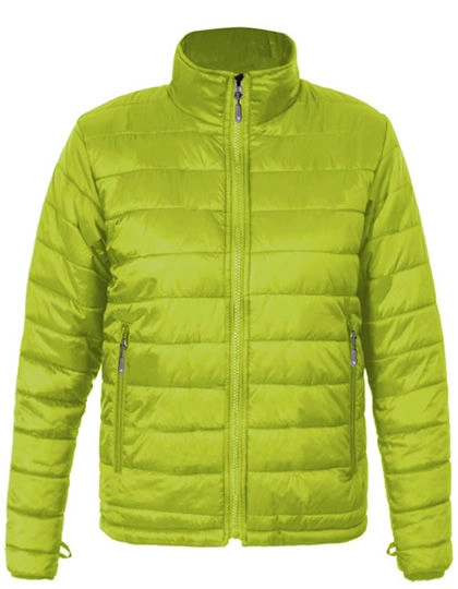 Men´s Padded Jacket C+ zum Besticken und Bedrucken in der Farbe Lime mit Ihren Logo, Schriftzug oder Motiv.