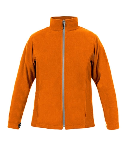 Men´s Fleece Jacket C+ zum Besticken und Bedrucken in der Farbe Orange mit Ihren Logo, Schriftzug oder Motiv.