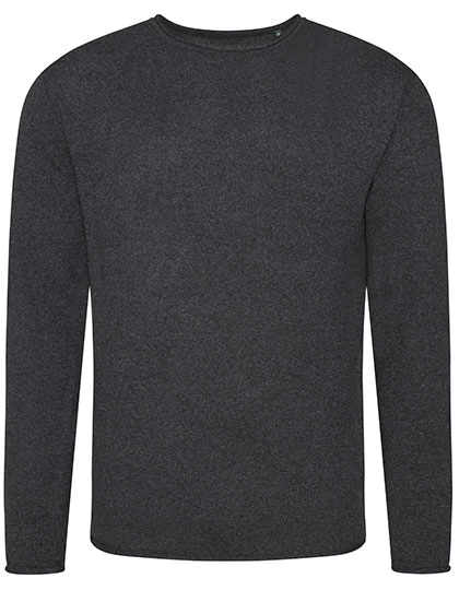 Arenal Sustainable Sweater zum Besticken und Bedrucken in der Farbe Charcoal mit Ihren Logo, Schriftzug oder Motiv.