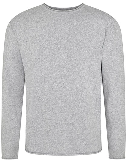 Arenal Sustainable Sweater zum Besticken und Bedrucken in der Farbe Heather Grey mit Ihren Logo, Schriftzug oder Motiv.