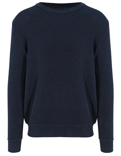 Taroko Sustainable Sweater zum Besticken und Bedrucken in der Farbe Navy mit Ihren Logo, Schriftzug oder Motiv.