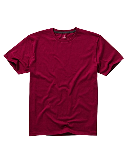 Nanaimo T-Shirt zum Besticken und Bedrucken in der Farbe Burgundy mit Ihren Logo, Schriftzug oder Motiv.