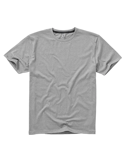 Nanaimo T-Shirt zum Besticken und Bedrucken in der Farbe Grey Melange mit Ihren Logo, Schriftzug oder Motiv.