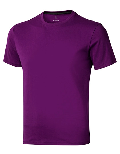 Nanaimo T-Shirt zum Besticken und Bedrucken in der Farbe Plum mit Ihren Logo, Schriftzug oder Motiv.