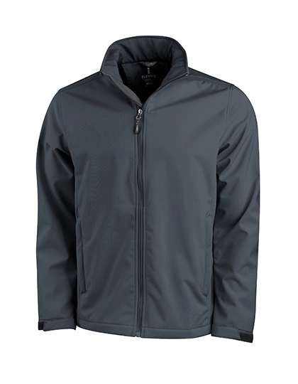 Men´s Maxson Softshell Jacket zum Besticken und Bedrucken in der Farbe Storm Grey mit Ihren Logo, Schriftzug oder Motiv.