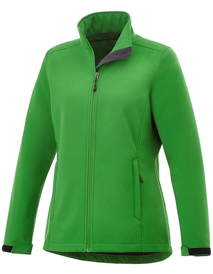 Ladies´ Maxson Softshell Jacket zum Besticken und Bedrucken in der Farbe Fern Green mit Ihren Logo, Schriftzug oder Motiv.