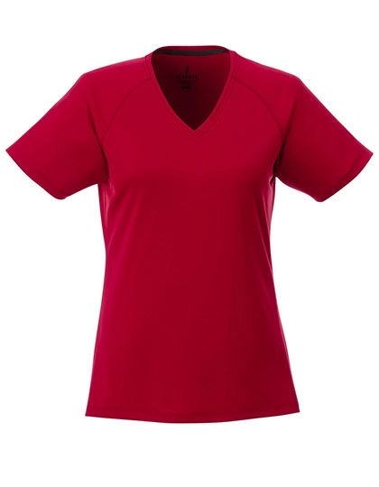 Ladies´ Amery V-Neck T-Shirt Cool Fit zum Besticken und Bedrucken in der Farbe Red mit Ihren Logo, Schriftzug oder Motiv.