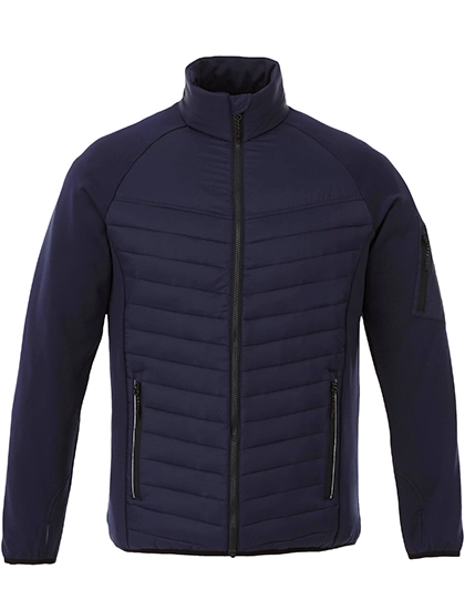 Men´s Banff Hybrid Insulated Jacket zum Besticken und Bedrucken in der Farbe Navy mit Ihren Logo, Schriftzug oder Motiv.