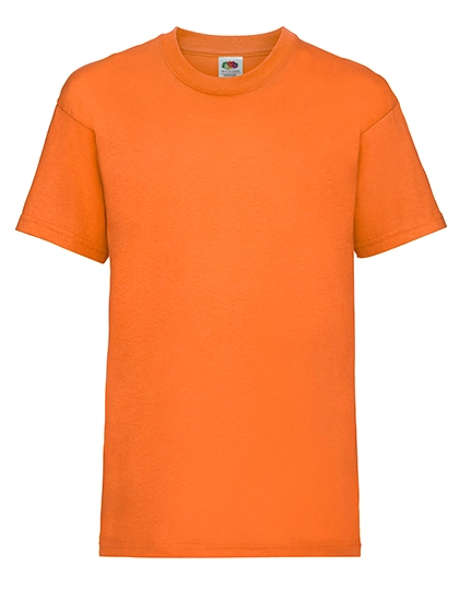 Kids´ Valueweight T zum Besticken und Bedrucken in der Farbe Orange mit Ihren Logo, Schriftzug oder Motiv.