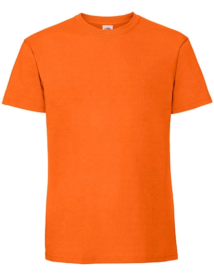 Ringspun Premium T zum Besticken und Bedrucken in der Farbe Orange mit Ihren Logo, Schriftzug oder Motiv.