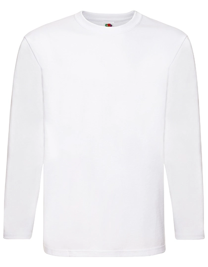 Super Premium Long Sleeve T zum Besticken und Bedrucken in der Farbe White mit Ihren Logo, Schriftzug oder Motiv.