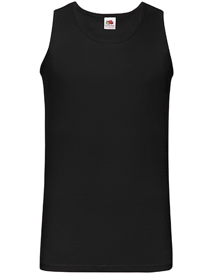 Valueweight Athletic Vest zum Besticken und Bedrucken in der Farbe Black mit Ihren Logo, Schriftzug oder Motiv.