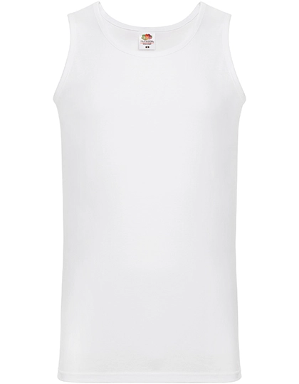 Valueweight Athletic Vest zum Besticken und Bedrucken in der Farbe White mit Ihren Logo, Schriftzug oder Motiv.