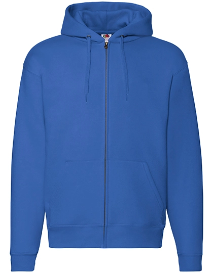Premium Hooded Sweat Jacket zum Besticken und Bedrucken in der Farbe Royal Blue mit Ihren Logo, Schriftzug oder Motiv.