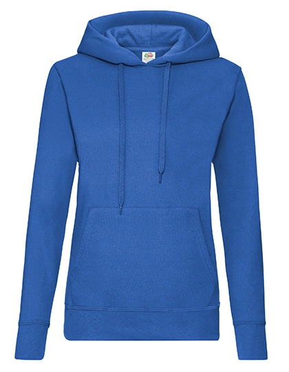 Ladies´ Classic Hooded Sweat zum Besticken und Bedrucken in der Farbe Royal Blue mit Ihren Logo, Schriftzug oder Motiv.