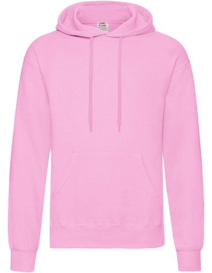 Classic Hooded Sweat zum Besticken und Bedrucken in der Farbe Light Pink mit Ihren Logo, Schriftzug oder Motiv.