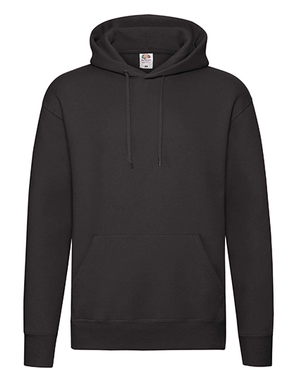 Premium Hooded Sweat zum Besticken und Bedrucken in der Farbe Black mit Ihren Logo, Schriftzug oder Motiv.
