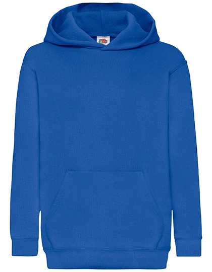 Kids´ Classic Hooded Sweat zum Besticken und Bedrucken in der Farbe Royal Blue mit Ihren Logo, Schriftzug oder Motiv.