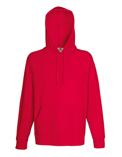 Lightweight Hooded Sweat zum Besticken und Bedrucken in der Farbe Red mit Ihren Logo, Schriftzug oder Motiv.