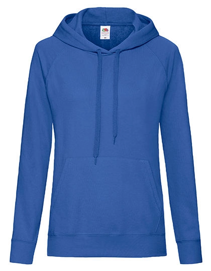 Ladies´ Lightweight Hooded Sweat zum Besticken und Bedrucken in der Farbe Royal Blue mit Ihren Logo, Schriftzug oder Motiv.