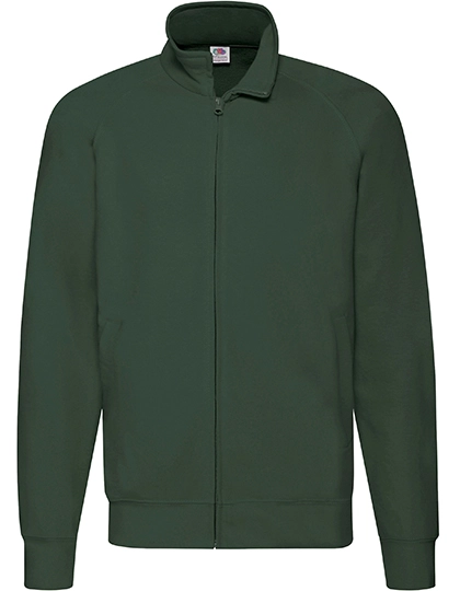 Lightweight Sweat Jacket zum Besticken und Bedrucken in der Farbe Bottle Green mit Ihren Logo, Schriftzug oder Motiv.