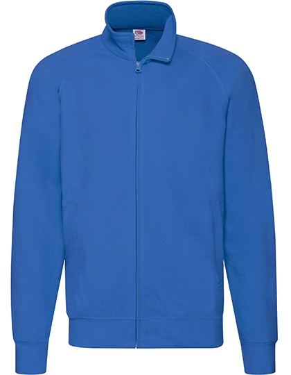 Lightweight Sweat Jacket zum Besticken und Bedrucken in der Farbe Royal Blue mit Ihren Logo, Schriftzug oder Motiv.
