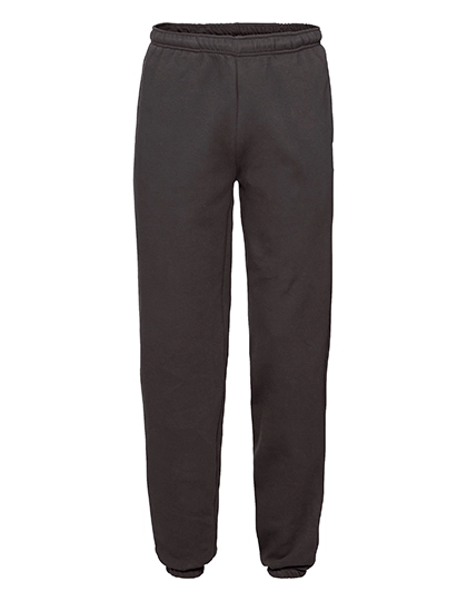 Premium Elasticated Cuff Jog Pants zum Besticken und Bedrucken in der Farbe Black mit Ihren Logo, Schriftzug oder Motiv.