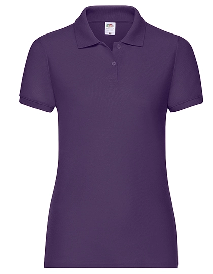 Ladies´ 65/35 Polo zum Besticken und Bedrucken in der Farbe Purple mit Ihren Logo, Schriftzug oder Motiv.