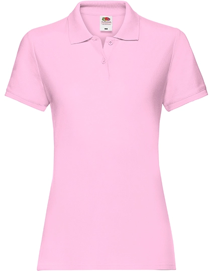 Ladies´ Premium Polo zum Besticken und Bedrucken in der Farbe Light Pink mit Ihren Logo, Schriftzug oder Motiv.