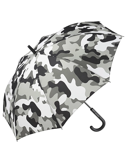AC-Stockschirm FARE®-Camouflage zum Besticken und Bedrucken in der Farbe Grey Camo mit Ihren Logo, Schriftzug oder Motiv.
