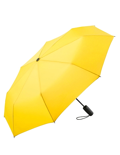 AOC-Mini-Taschenschirm zum Besticken und Bedrucken in der Farbe Yellow mit Ihren Logo, Schriftzug oder Motiv.