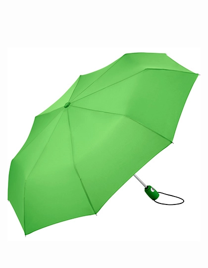 Mini-Taschenschirm FARE®-AOC zum Besticken und Bedrucken in der Farbe Light Green mit Ihren Logo, Schriftzug oder Motiv.