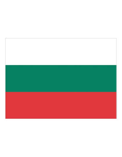 Fahne Bulgarien zum Besticken und Bedrucken in der Farbe Bulgaria mit Ihren Logo, Schriftzug oder Motiv.