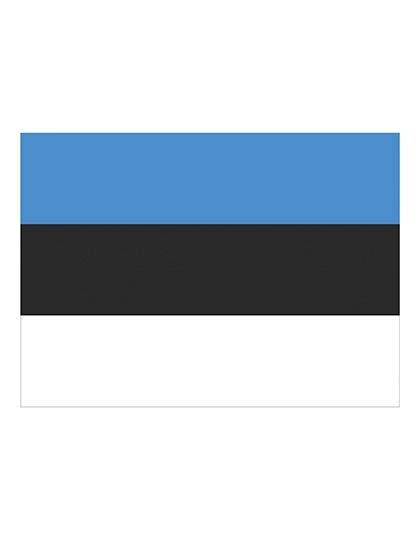 Fahne Estland zum Besticken und Bedrucken mit Ihren Logo, Schriftzug oder Motiv.