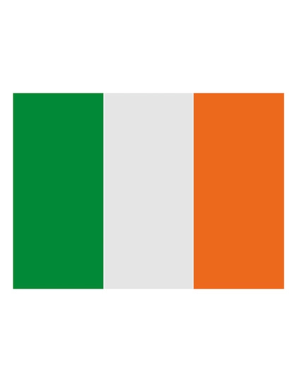 Fahne Irland zum Besticken und Bedrucken mit Ihren Logo, Schriftzug oder Motiv.