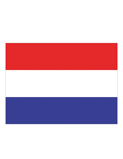 Fahne Niederlande zum Besticken und Bedrucken in der Farbe Netherlands mit Ihren Logo, Schriftzug oder Motiv.